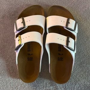 white birkenstocks